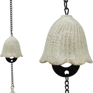 Japanese Leaf Wind Chime (White)