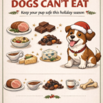 Festive foods dogs can’t eat at Christmas including chocolate, ham, raisins, alcohol and cooked bones